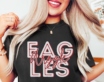 Argyle Eagles Graphic Tee – Texas Fan Shirt