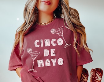 Cinco De Mayo Margarita Shirt, Fiesta Comfort Colors Tee