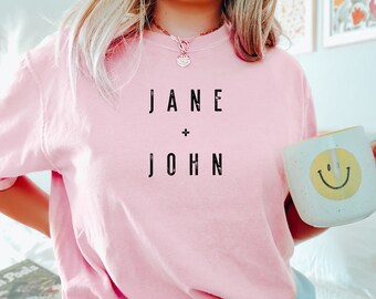 Personalized Bride Comfort Colors Shirt, Engagement Gift