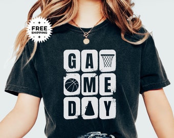 Basketball Game Day Shirt, Game Day Tshirt for Basketball Mom, Sports Mom Shirt, Basketball Mom Christmas Gift, Basketball Mama