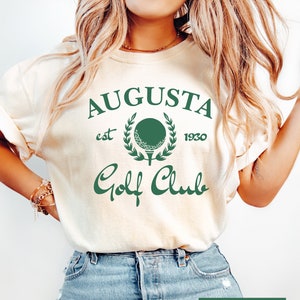 Augusta Shirt, Masters Golf Tournament Graphic Tee, Augusta Vintage Style Golf Shirt, Golfer Clothing, Golfing Apparel, Gift for Golfer