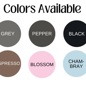 Peut inclure: Nuancier de dix couleurs disponibles &agrave; l'achat&nbsp;: gris, poivre, noir, expresso, fleur,  bleu chin&eacute;,  marine,  sauge,  rouille et charbon.