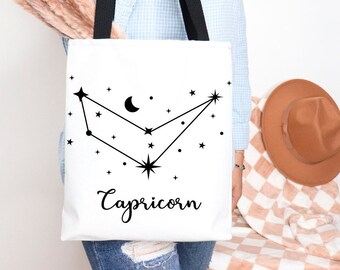 Zodiac Tote Bag, Bridesmaids Tote Bag, Zodiac Bridesmaids Gift, Birthday Gift, Zodiac Tote Bag, Aries