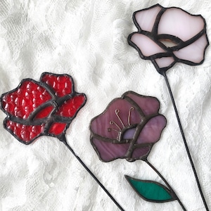 Rose CUSTOM - Stained Glass Forever Flowers