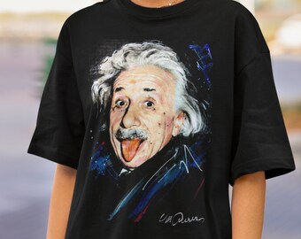 Vintage 80s albert einstein stone henge great spirits have often 