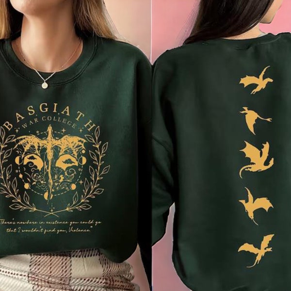 Basgiath War College Jumper Dragon Rider Fourth Wing Jumper Sweatshirt Dragon Jumper Gift For Her