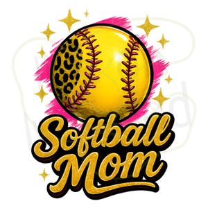 Softball Mom Png Design, Softball Team Sublimation Png, Sport Png, Girls Softball png, Mama Game day png, Softball PNG