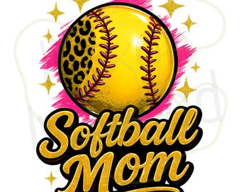 Softball Mom Png Design, Softball Team Sublimation Png, Sport Png, Girls Softball png, Mama Game day png, Softball PNG