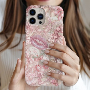 Coquette Collage Phone Case, iPhone 15, 14, 13 Case, Unique Coquette Gifts, Trendy Phone Case