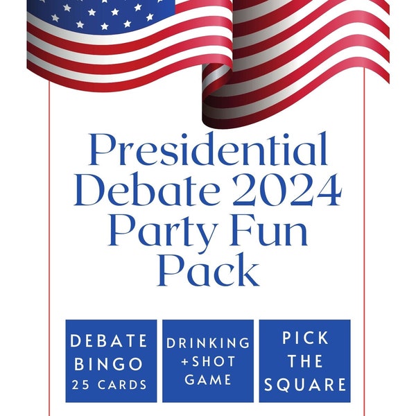 Trump Biden Debate Bingo Cards Etsy