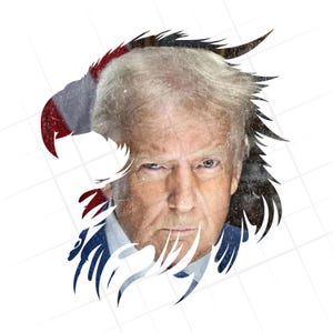 President Donald Trump PNG Digital Download Trump Distressed Portrait png High Quality Sublimation Files Digital Trump Eagle patriotic art