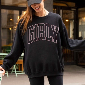 Girly Sweatshirt Etsy