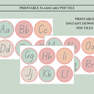 Druckbare Lern-Karteikarte, Kinder Schule Lern-Karteikarte, professionelle Vorschul-Karteikarte, druckbare PDF-Datei, Instant