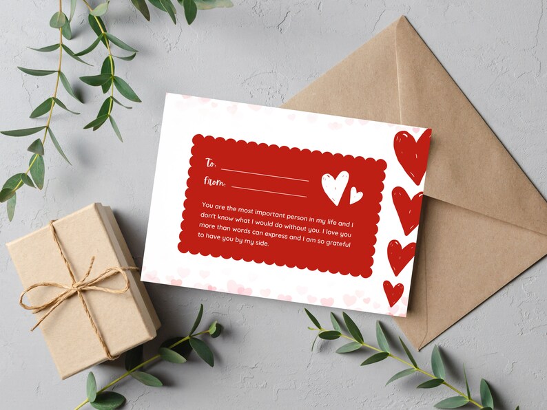 Printable Greetings Card, Printable Valentine Card, Digital Greeting ...