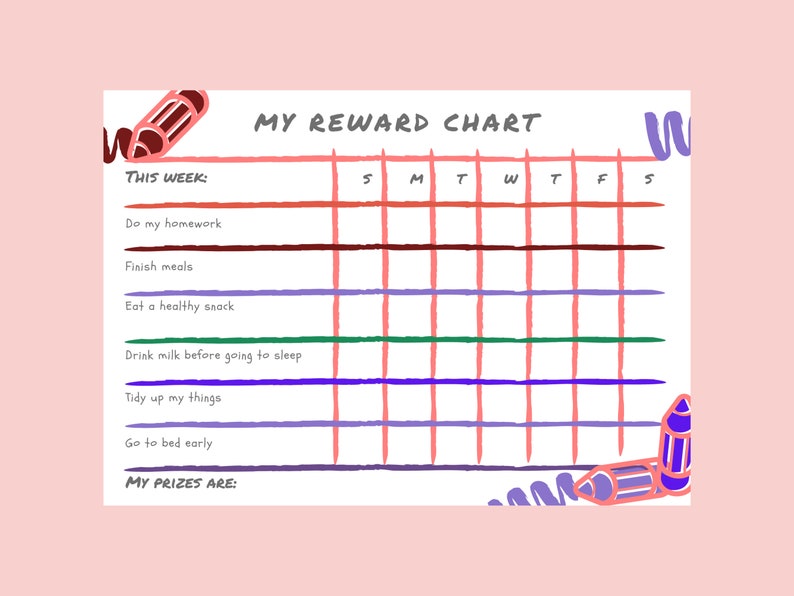Daily Routine Chart for Kids, Toddler Routine Chart, Home School ...