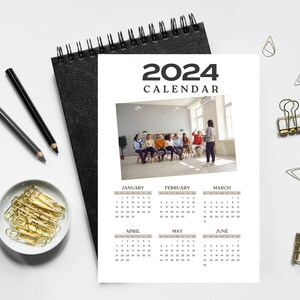 Printable 2024 Calendar, Sunday Calendar Start, Wall Calendar 2024, 2024 Calendar Print, Printable PDF Calendar, Instant Download