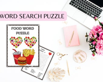 Word Puzzle Bundle | Activity Book For Kids And Adults  | Word Search | Parenting Word Search Pages | Printable Book | Instant Download