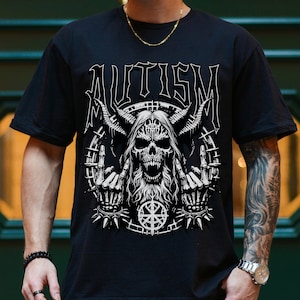 Autism Meme T Shirt, Ironic Skeleton Tshirt, Oddly Specific Gift, Offensive Tee, Tism Rizz Funny Meme Shirt, ADHD Autism T-Shirt