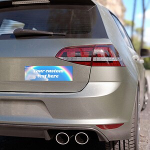 Kundenspezifisches Auto-Aufkleber Lustiger Stoßstangenmagnet Y2K Auto-Zusatz personifizierte Text-Magnet Gen Z Meme Magnet nettes Auto-Dekor-Geschenk für neuen Fahrer Bild 3