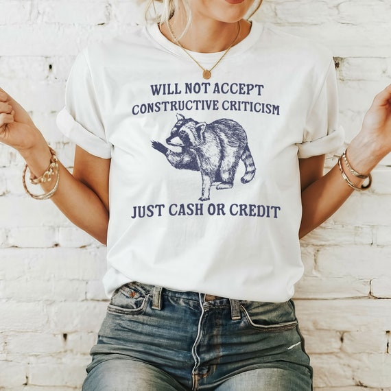 Funny Raccoon Shirt, Retro 90s Graphic Tee, Vintage Raccoon T Shirt, Silly Trash Panda Tshirt, Weirdcore Meme Shirt, Oversized T-Shirt