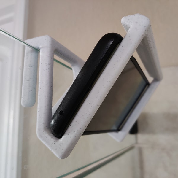 Shower Phone Holder for Glass Surround