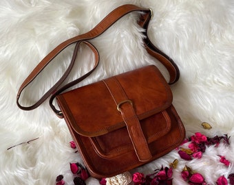 Sac bandoulière en cuir. Sac en cuir, sac à main en cuir pour femmes, cadeau pour elle, sac en cuir fait à la main, sac bandoulière pour femmes, sacs bandoulière