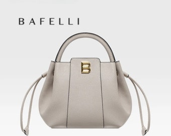 BAFELLI 2023 nuevo bolso de mano para mujer, bolso de moda, estilo retro clásico informal, tendencia de marca de lujo, bolso de diseñador para mujer