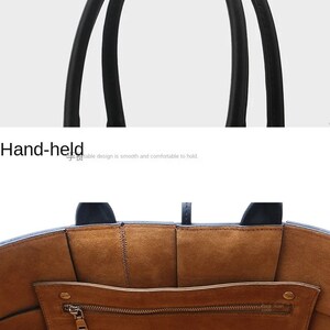 Genuine Leather Women Bags Mesh Type Shoulder Bag for Women Winter Cowhide Top Handle Bags Made in Italy zdjęcie 5