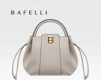BAFELLI 2023 Multi colores nuevo bolso de mujer de moda cubo retro clásico estilo casual tendencia de marca de lujo diseñador bolso femenino