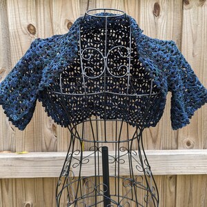 Handmade crochet shrug bolero