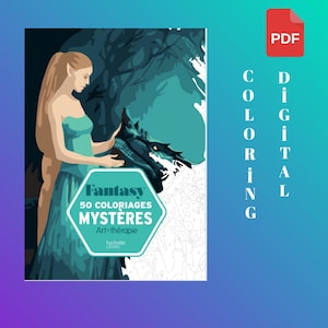 Mystery Coloring, Digital, 83 + pages, Disney Coloring Book, Coloring by numbers ,Coloring book pack 50 Characters | PDF Instant Download