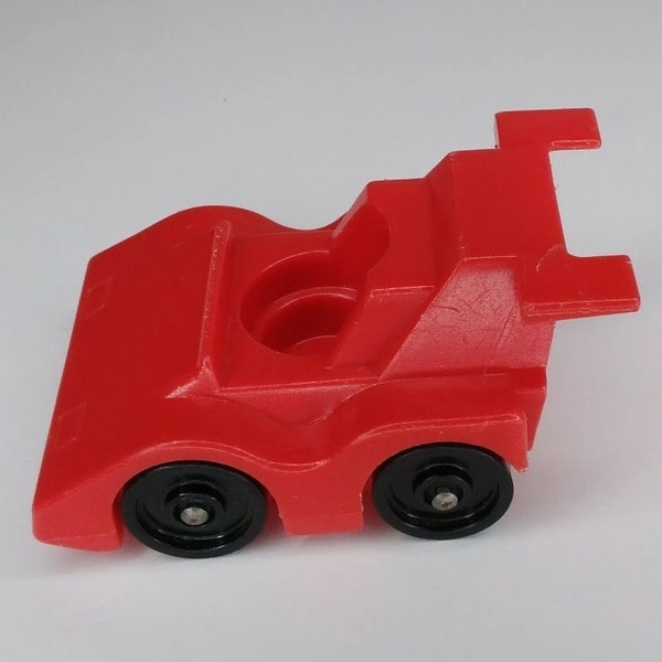 Vintage 1983 Fisher-Price Div. Of The Quaker Oats Co. Little People Red Car Toy