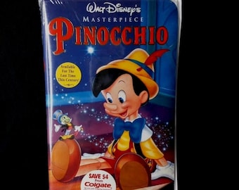 ビンテージ ウォルト ディズニー ピノキオ VHS 60 周年記念版 - Etsy 日本