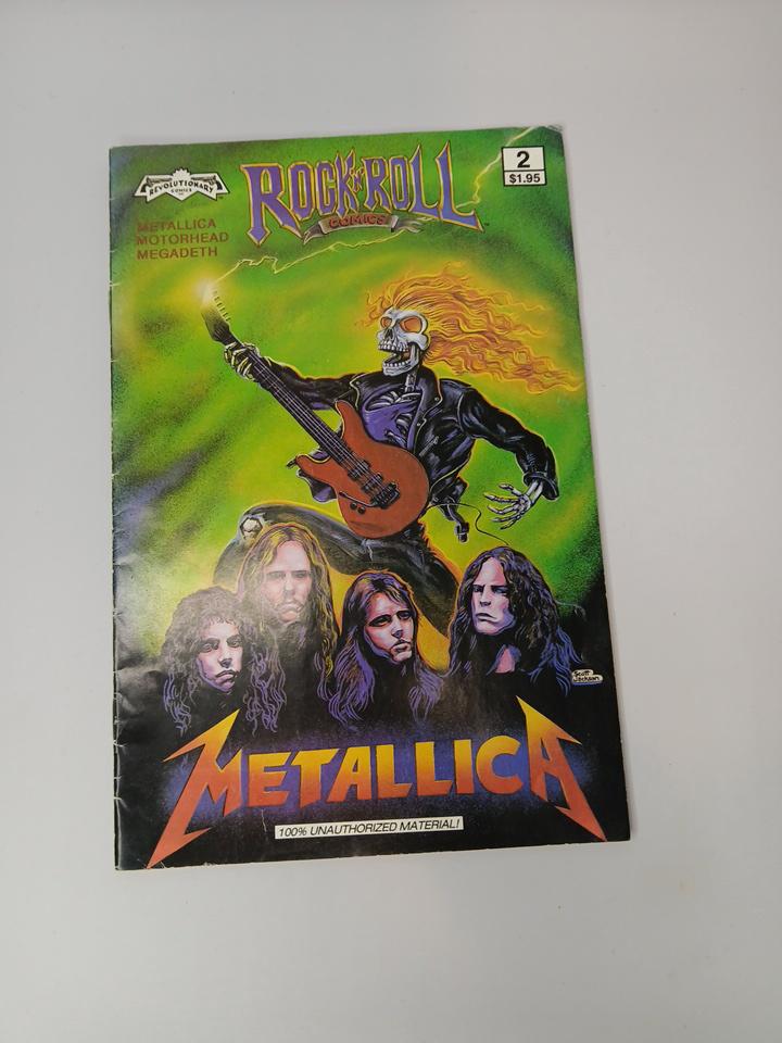 Metallica Rock n' Roll Revolutionary Comics #2 Magazine Vintage 1990 Comic