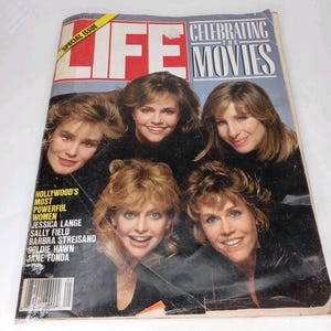 Vintage 1986 LIFE Celebrating The Movies Special Edition Barbara Streisand
