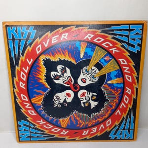 Vintage Kiss 1976 Rock and Roll Over LP Vinyl Record Album R133990