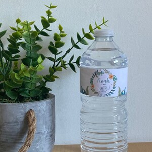Autocollants personnalisés - Bouteille d'eau : Baby shower, Gender reveal, Naissance, Anniversaire, Baptême, EVJF, Mariage...