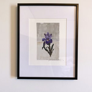 State Flower Wall Art Tenessee Iris Wall Art For Home Floral Wall Art Impressionist Floral Wall Art Tenessee State Flower