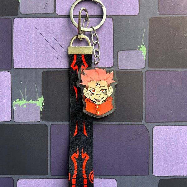 5” Sukuna Lanyard Keychain