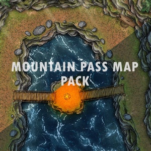Mapa de batalla de Rocky Pass DnD