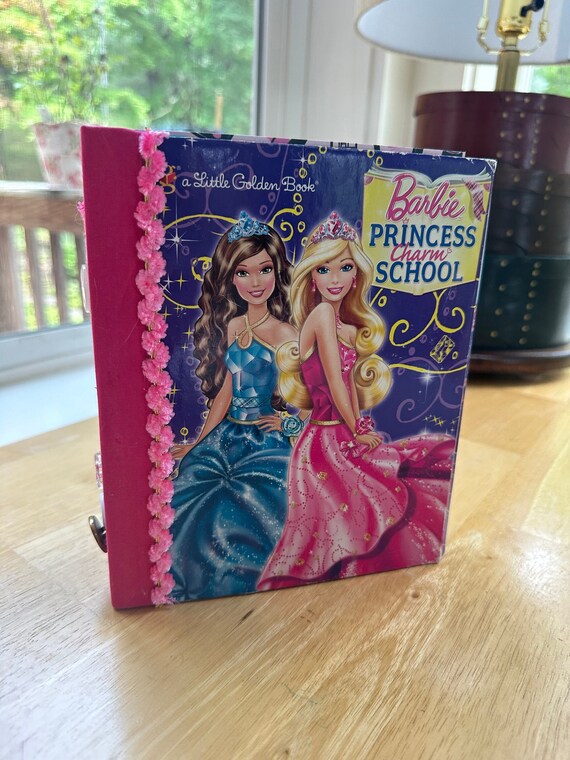 Barbie Princess Charm School Little Golden Book Journal Scrapbook Etsy UK