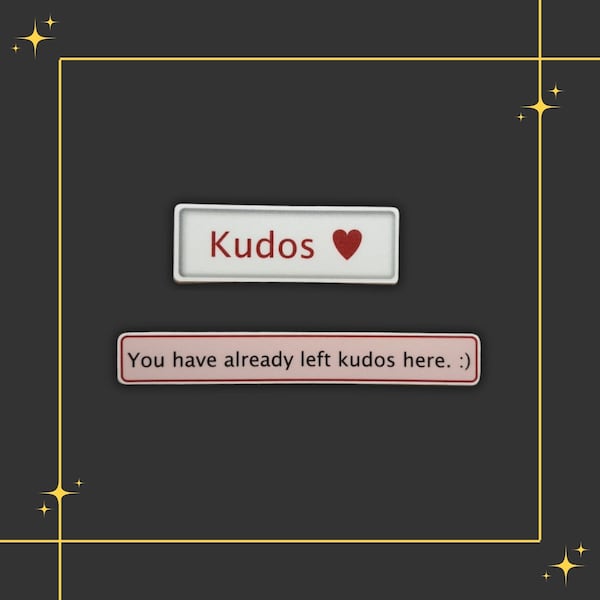 Fanfiction Fandom Kudos Vinyl Sticker Set