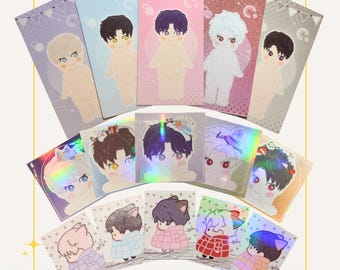 Assorted Love and Deepspace Cupsleeve Stickers