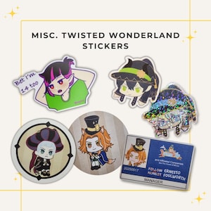 Misc. Twisted Wonderland Stickers