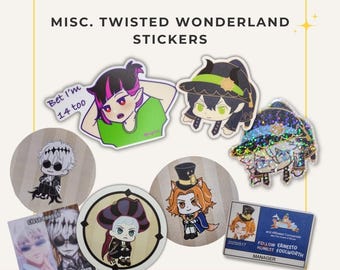 Misc. Twisted Wonderland Stickers