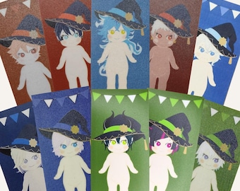 Twisted Wonderland Broomquet Bloom Birthday Sonny Angel Stickers (sticker material varies depending on design)
