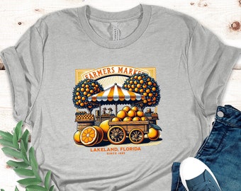 T-shirt cygne Lakeland City Polk County, Floride, t-shirt vintage rétro Downtown Lakeland Downtown Marketplace
