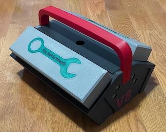 V8 Engine Block Cooler - removable Valve Covers & Multi-color Style