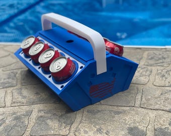 USA V8 Engine Block Cooler - 1 piece base, custom color options