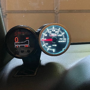 Dual 60mm gauge pod mount for 1996-2000 Civic EK center defrost vent
